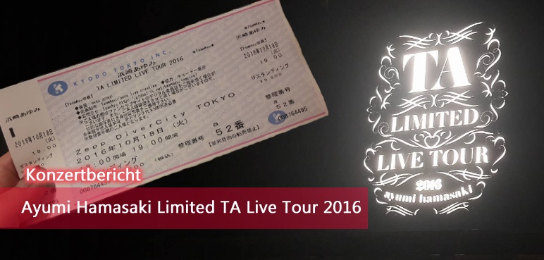 [Konzert] Ayumi Hamasaki Limited TA Live Tour 2016