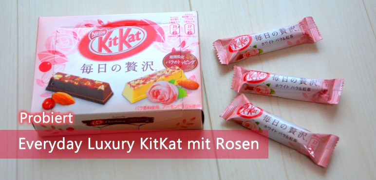 Probiert: Everyday Luxury KitKat mit Rosen