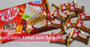 Probiert: Ice Cream KitKat zum Backen Kitkat Baked Ice Cream