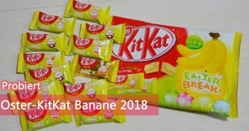 Probiert: Oster-KitKat Banane 2018 KitKat Easter Banana
